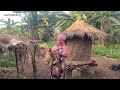 SLAUGHTERING CHICKEN FOR DINNER IN AN AFRICAN VILLAGE LIFE