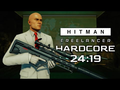 Hardcore Any% Speedrun in 24:19 (Former World Record) - Freelancer - HITMAN World of Assassination