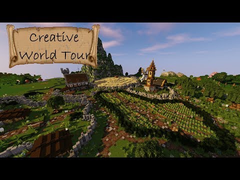 1 14 4 World Download Rustic Fantasy Minecraft Map