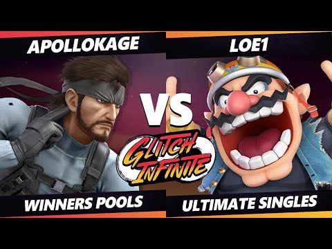 Glitch Infinite - ApolloKage (Snake) Vs. Loe1 (Wario) - SSBU Ultimate Tournament