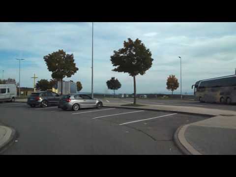 Autobahn A81 - Fahrt zur Raststätte "Im Hegau"