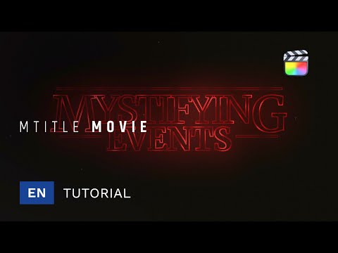 mTitle Movie Tutorial - Applying and customizing the plugin's presets in your edit - MotionVFX