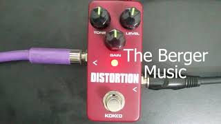 Video thumbnail for KOKKO DISTORTION (Mini) FDS2 Pedal demo by Berger