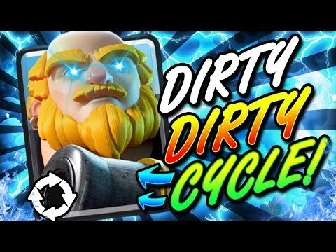THE DIRTIEST CYCLE DECK I'VE EVER SHARED!! 2.9 ROYAL GIANT!! - Clash Royale