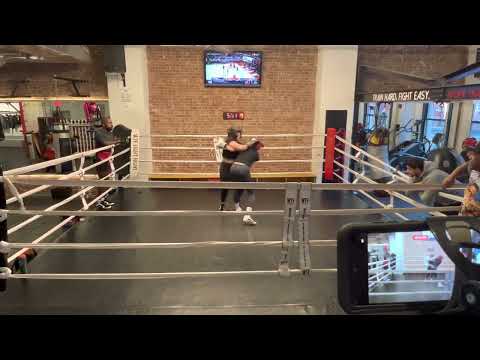 Julie X Angela Sparring