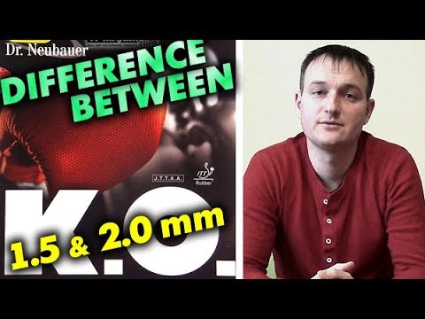 DR NEUBAUER K.O. - разница между 1.5 и 2.0 мм, какую толщину губки выбрать, разрушительный эффект