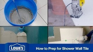 How To Prep and Tile a Shower