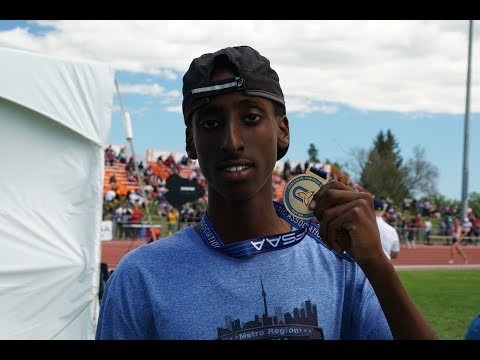 Abdullahi Hassan on video game-like acceleration during OFSAA 800m