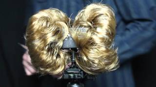 ASMR 3Dio Cutting Donald Trump's hair. Hairy Ears Haircut and Gel Styling (No Talking)