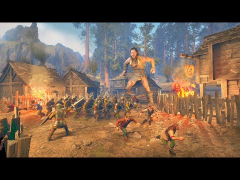 Destroy Medieval Castle & Smashing Armies as a Giants | Giants Uprising Gameplay