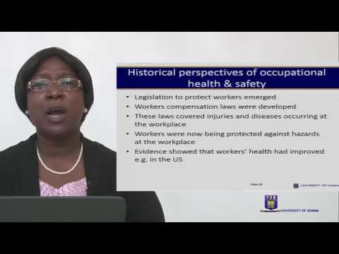 NURS 336: SESSION 6 - OCCUPATIONAL HEALTH AND SAFETY 1 - HISTORICAL PERSPECTIVES