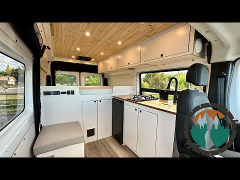 NEW VAN TOUR - Out There Vans 2023 Ram Promaster 136\" High Roof Campervan