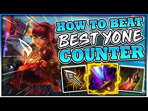 HOW TO PLAY AGAINST THE ABSOLUTE  HARDEST COUNTER TO YONE! - League of Legends