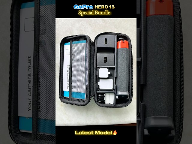Vídeo relacionado con GoPro Paquete de Accesorios HERO13 Black: Incluye el Controlador (empuñadura Flotante), 2 baterías Enduro, 2 Soportes Adhesivos curvos, Tarjeta microSD SanDisk de 64 GB, Estuche de Transporte y más
