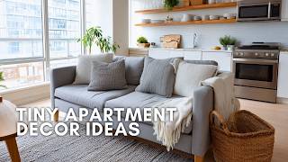Tiny Apartment Decor Ideas That Make Small Spaces Look HUGE | Budget Makeover