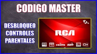 Como desbloquear televisor RCA de controles parentales usando el codigo master