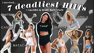 i tried 7 most popular HIIT workouts