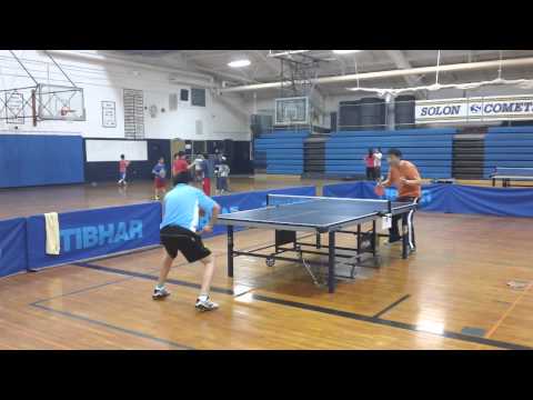 2014 6th CCCCA Chinese School Pingpong Competition final Roger Liu vs Qingyuan Fan 02