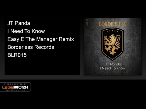 JT Panda - I Need To Know (Easy E The Manager Remix)
