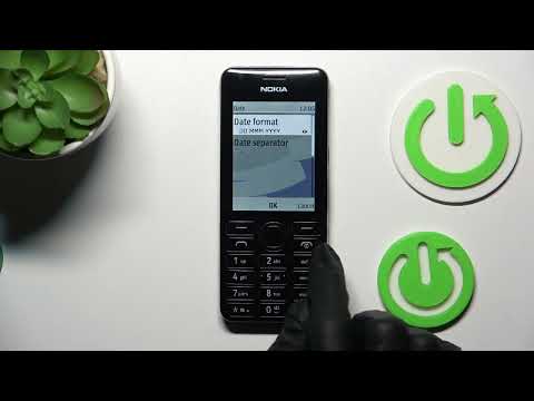 How to Change Date & Time Format on Nokia 206?