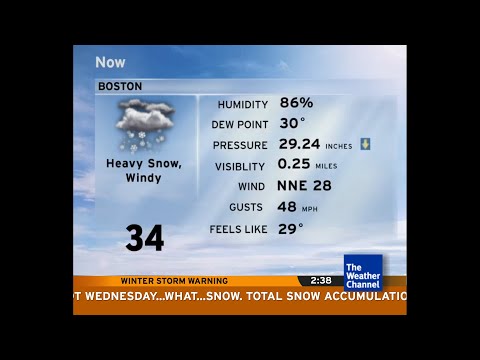 Intellistar 1 SD during Winter Storm Sage - (Boston, MA) (3/14/23)