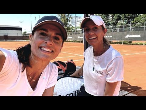 Video: Sabatini y Dulko ganaron en su debut en el torneo de leyendas de Roland Garros