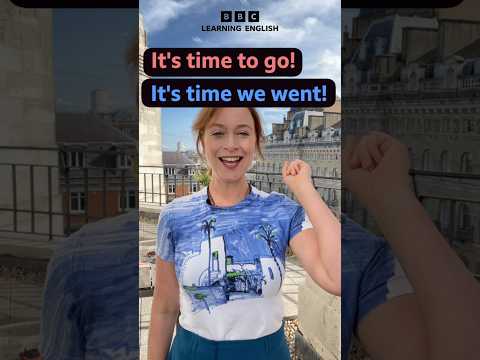 ‘it’s time to go’ and ‘it’s time we went’ – what’s the difference? #shorts