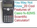 You May Not Know: 20 Cool Features Of Casio fx ...