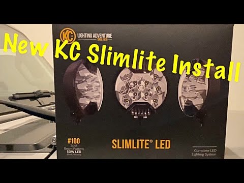 New KC Slimlite LED Lights Install for Jeep JL Wrangler or JT Gladiator