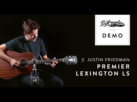 D'Angelico Premier Lexington LS - Natural Acoustic Electric Guitar DAPLSD300MAHCP - Mahogany Satin image 4