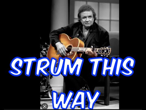 Johnnny Cash Strumming tutorial  (54% get it WRONG) 😂 🤷🏻‍♂️