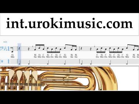 Tuba lessons The Chainsmokers - Who Do You Love Sheet Music Tutorial um-a-n352