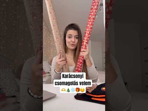 Karácsonyi csomagolás velem❄️🎄🎁🫶 ig: fonagy_kitti❤️