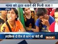 Girls protest against Shivraj Singh, demand relaxation in height criteria in police recruitment