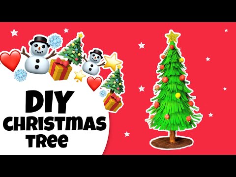 DIY Christmas Tree🌲 #shorts #diywithjas #papercraft