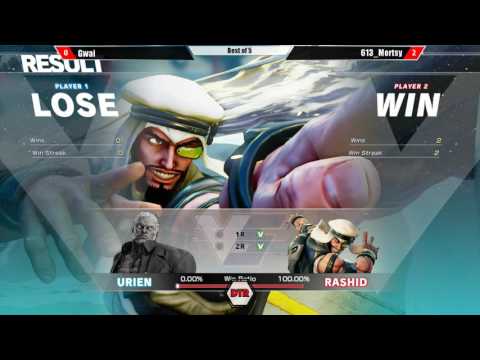 DTR:TE #4 - SFV - Grand Finals - (L) OGG88 (Urien) vs. (W) 613_Mortsy (Rashid)