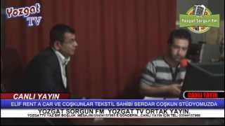 Elif Rent A Car Ve Coşkunlar Tekstil Sahibi Serdar Coşkun Stüdyomuzda