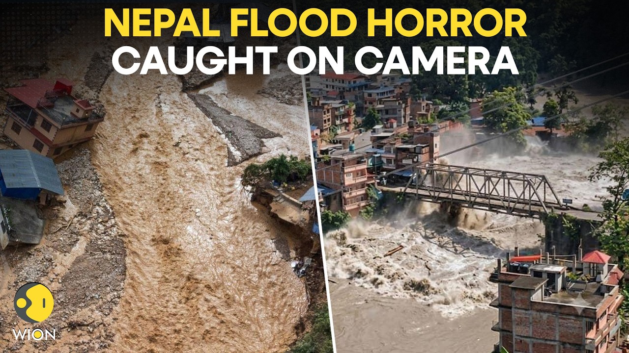 Nepal Floods | Moment: Terrifying Flash Flood Sweeps Through Gorkha | WION Originals