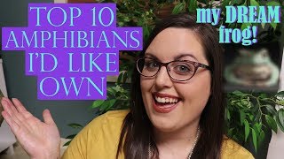 TOP 10 AMPHIBIANS I'd Like To Own
