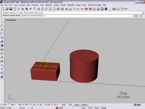 Rhino 3D - Move Side