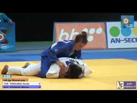 Judo 2013 European Championships Juniors Sarajevo: Yorulmaz (TUR) - Stangar (SLO) [-44kg]