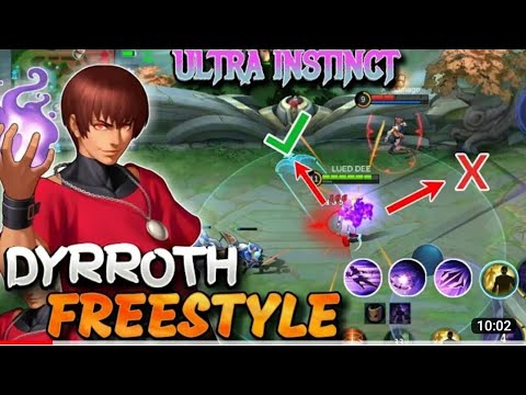 FREESTYLE Dyrroth Montage | Ultra Instinct Technique | Mobile Legends Montage