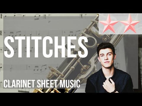 SUPER EASY Clarinet Sheet Music: How to play Stitches by Shawn Mendes