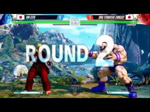 Eita (Ken) vs ItabashiZangief (Zangief) - SFV Pools (Top16) - ManilaCup2016