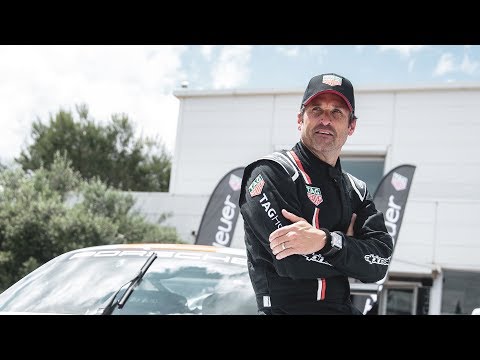 At the Circuit du VAR with Patrick Dempsey & TAG Heuer