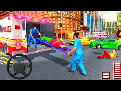 Urban Ambulance Driver Sim - Emergency Rescue 3D - Android Gameplay HD #2