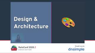 RailsConf 2020 CE - Keynote: Technically, a Talk by Eileen Uchitelle