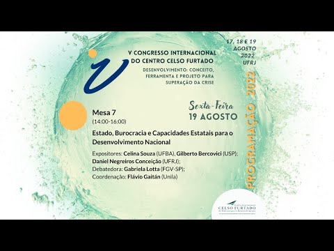 Estado, Burocracia e Capacidades Estatais | Celina Souza | Gilberto Bercovici | Daniel Negreiros
