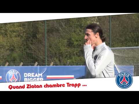 Quand Zlatan Ibrahimovic chambre Kevin Trapp