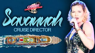 CARNIVAL CRUISE DIRECTOR SAVANNAH MITCHELL INTERVIEW | CRUISE CONVERSATIONS | CARNIVAL VISTA